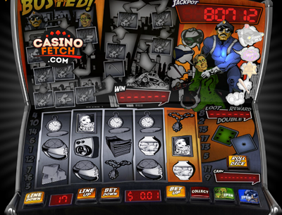 Busted 3D Video Progressive Slot Review At WinADay Casino