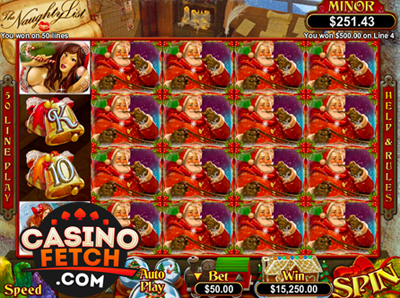 Naughty List Slots Game Review At RTG Casinos