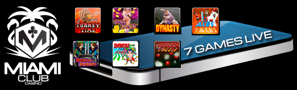 7 New Mobile Games at Miami Club