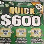 Winning Lottery Scratch Card